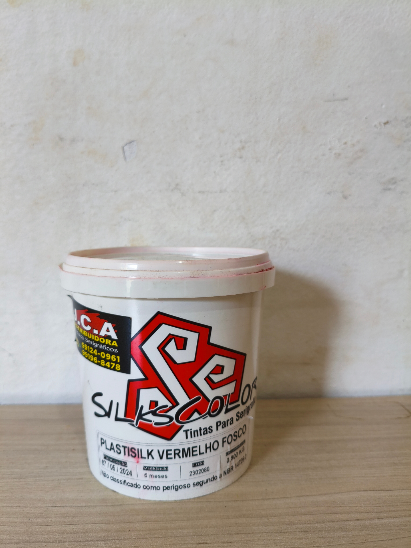 Plastisilk Vermelho Fosco